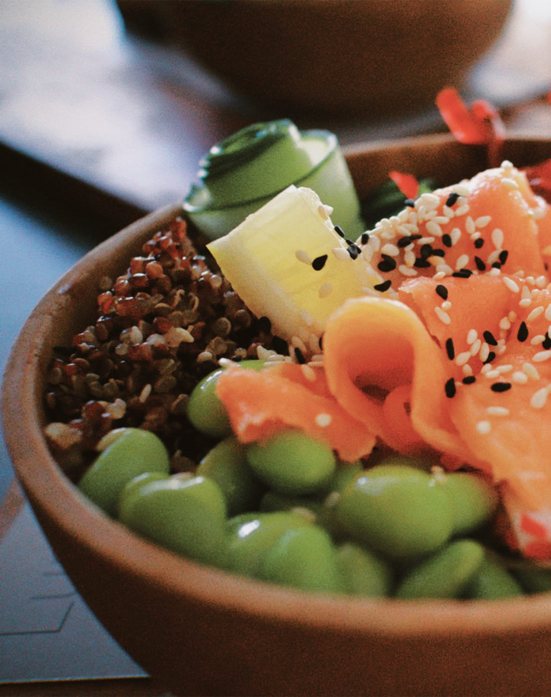 Zoom sur poke bowl