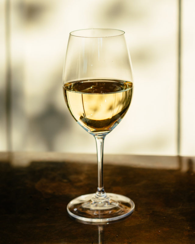 Verre de vin blanc